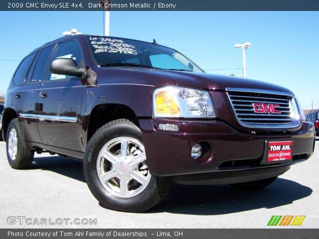 2009 GMC Envoy SLE 4x4 in Dark Crimson Metallic