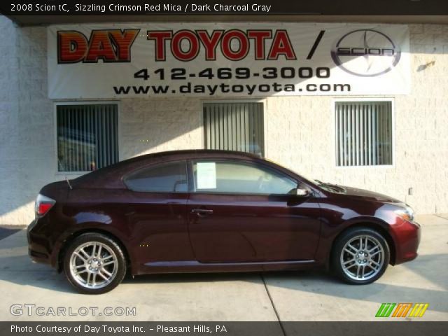 2008 Scion tC  in Sizzling Crimson Red Mica