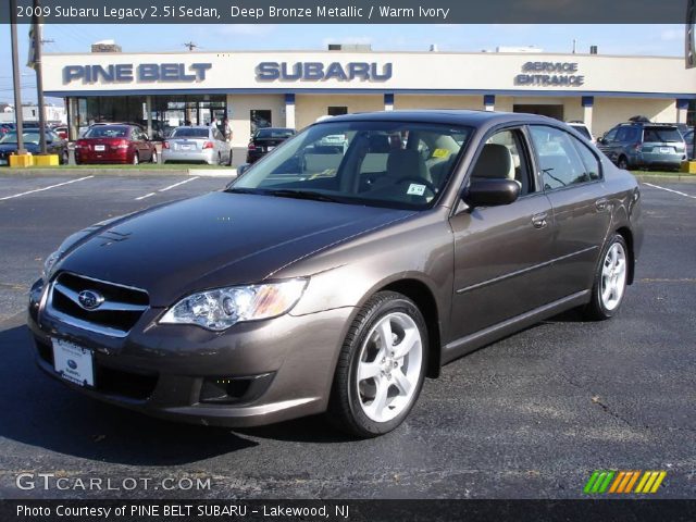 2009 Subaru Legacy 2.5i Sedan in Deep Bronze Metallic
