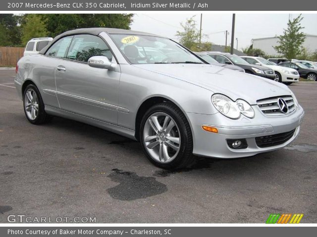 2007 Mercedes-Benz CLK 350 Cabriolet in Iridium Silver Metallic