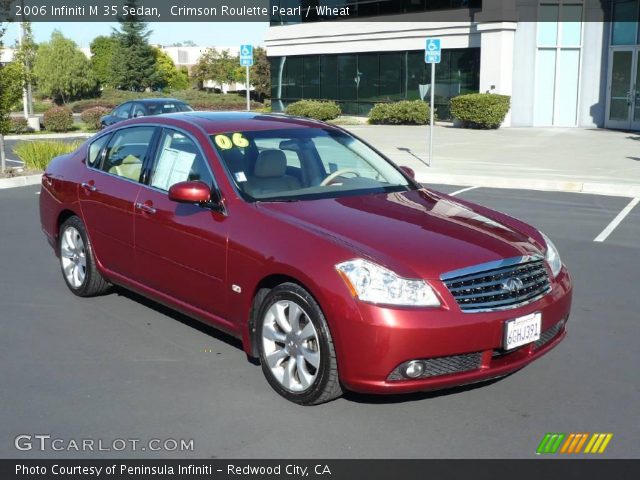 2006 Infiniti M 35 Sedan in Crimson Roulette Pearl