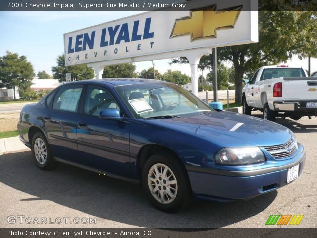 2003 Chevrolet Impala  in Superior Blue Metallic