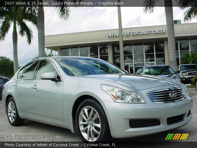 2007 Infiniti G 35 Sedan in Liquid Platinum Metallic
