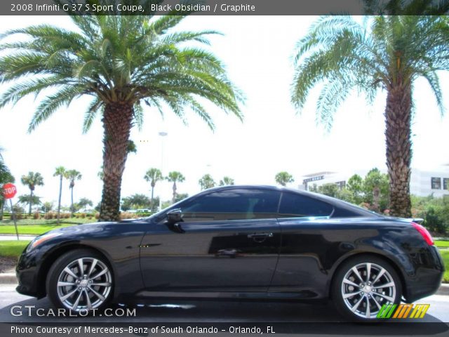 2008 Infiniti G 37 S Sport Coupe in Black Obsidian