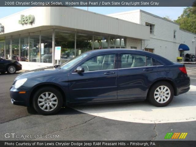 2008 Chrysler Sebring LX Sedan in Modern Blue Pearl