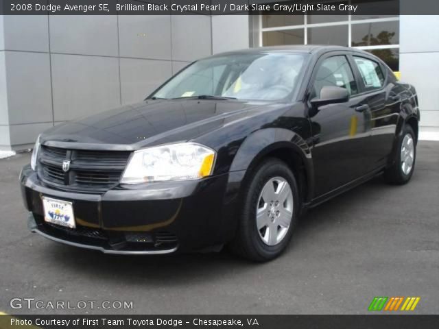 2008 Dodge Avenger SE in Brilliant Black Crystal Pearl