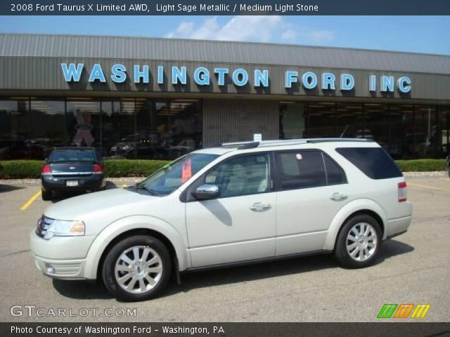 2008 Ford Taurus X Limited AWD in Light Sage Metallic