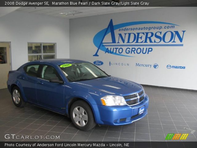 2008 Dodge Avenger SE in Marathon Blue Pearl