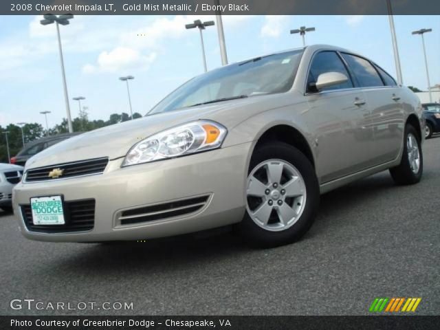 2008 Chevrolet Impala LT in Gold Mist Metallic
