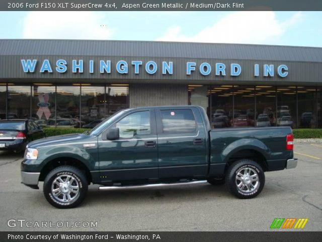 2006 Ford F150 XLT SuperCrew 4x4 in Aspen Green Metallic