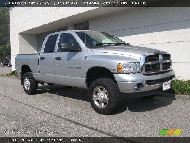 2004 Dodge Ram 2500 ST Quad Cab 4x4 in Bright Silver Metallic