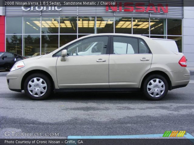 2008 Nissan Versa 1.8 S Sedan in Sandstone Metallic