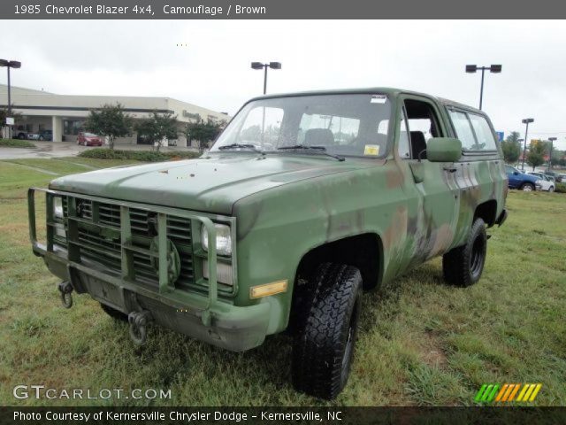 1985 Chevrolet Blazer 4x4 in Camouflage