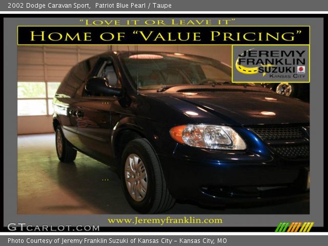 2002 Dodge Caravan Sport in Patriot Blue Pearl