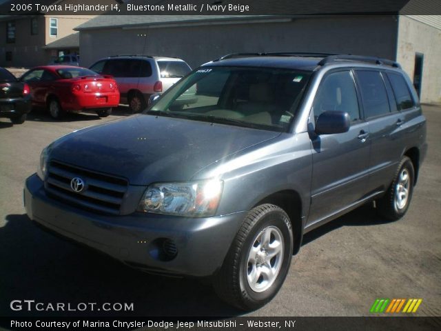 2006 Toyota Highlander I4 in Bluestone Metallic