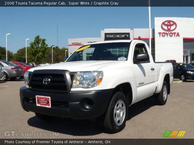 2008 Toyota Tacoma Regular Cab in Super White