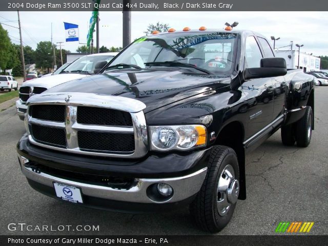 2004 Dodge Ram 3500 SLT Quad Cab 4x4 Dually in Black