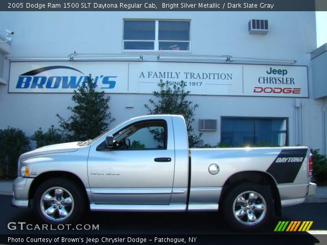 2005 Dodge Ram 1500 SLT Daytona Regular Cab in Bright Silver Metallic