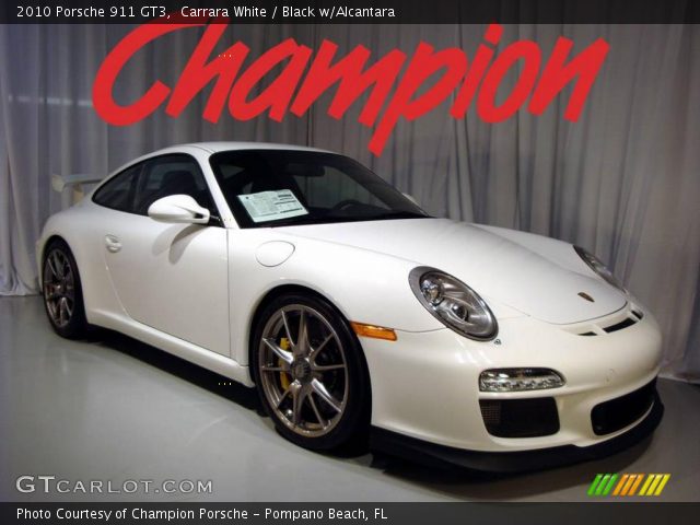 2010 Porsche 911 GT3 in Carrara White