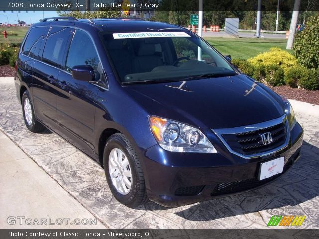 2008 Honda Odyssey EX-L in Baltic Blue Pearl