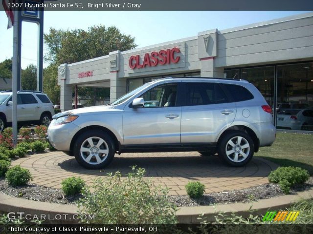 2007 Hyundai Santa Fe SE in Bright Silver