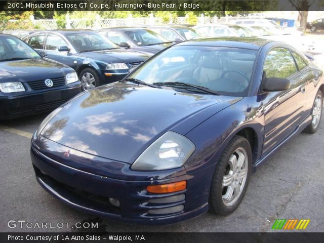 2001 Mitsubishi Eclipse GT Coupe in Huntington Blue Pearl