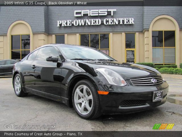 2005 Infiniti G 35 Coupe in Black Obsidian
