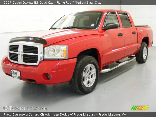 2007 Dodge Dakota SLT Quad Cab in Flame Red