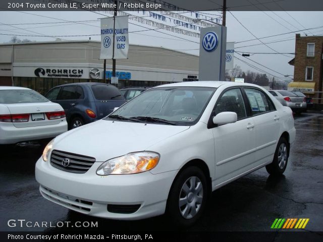 2004 toyota corolla le specifications #3 2004 toyota corolla le specifications #3