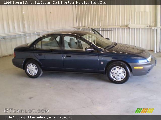 1998 Saturn S Series SL1 Sedan in Dark Blue Pearl Metallic