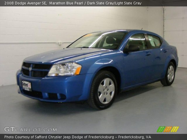2008 Dodge Avenger SE in Marathon Blue Pearl