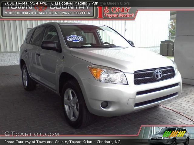 2008 Toyota RAV4 4WD in Classic Silver Metallic