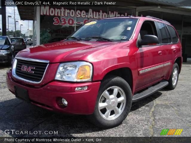2004 GMC Envoy SLT 4x4 in Magnetic Red Metallic