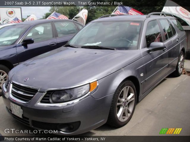 2007 Saab 9-5 2.3T SportCombi Wagon in Titan Gray Metallic