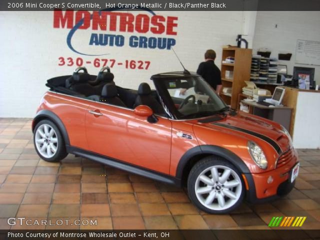 2006 Mini Cooper S Convertible in Hot Orange Metallic