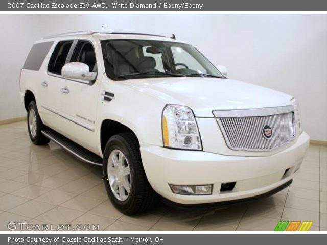 2007 Cadillac Escalade ESV AWD in White Diamond