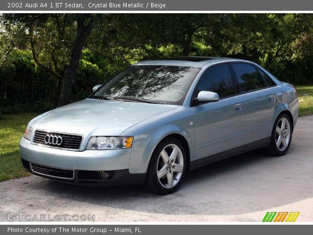 2002 Audi A4 1.8T Sedan in Crystal Blue Metallic