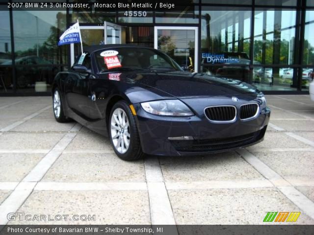 2007 BMW Z4 3.0i Roadster in Monaco Blue Metallic