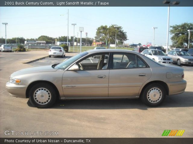2001 Buick Century Custom in Light Sandrift Metallic