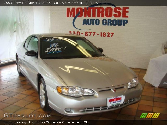 2003 Chevrolet Monte Carlo LS in Galaxy Silver Metallic