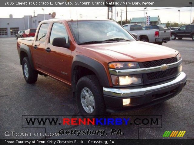 2005 Chevrolet Colorado LS Crew Cab in Sunburst Orange Metallic
