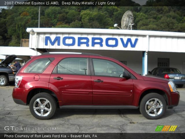 2007 Chevrolet Equinox LS AWD in Deep Ruby Metallic