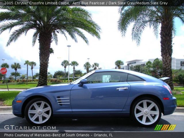 2005 Chrysler Crossfire Limited Coupe in Aero Blue Pearlcoat