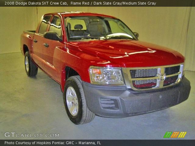 2008 Dodge Dakota SXT Crew Cab in Flame Red