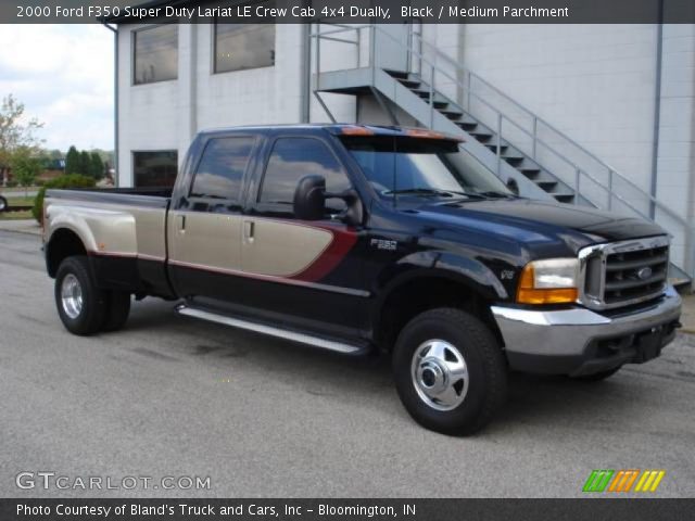 2000 Ford F350 Super Duty Lariat LE Crew Cab 4x4 Dually in Black