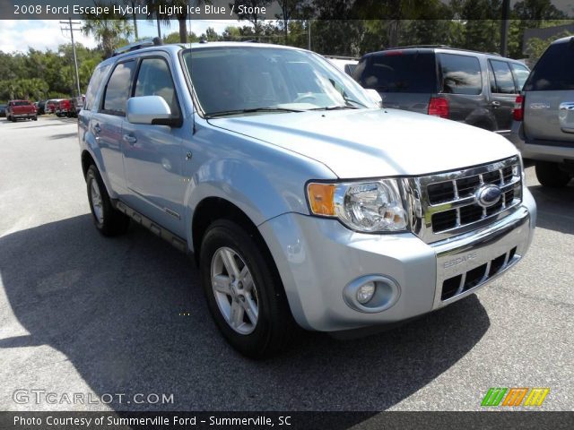 2008 Ford Escape Hybrid in Light Ice Blue