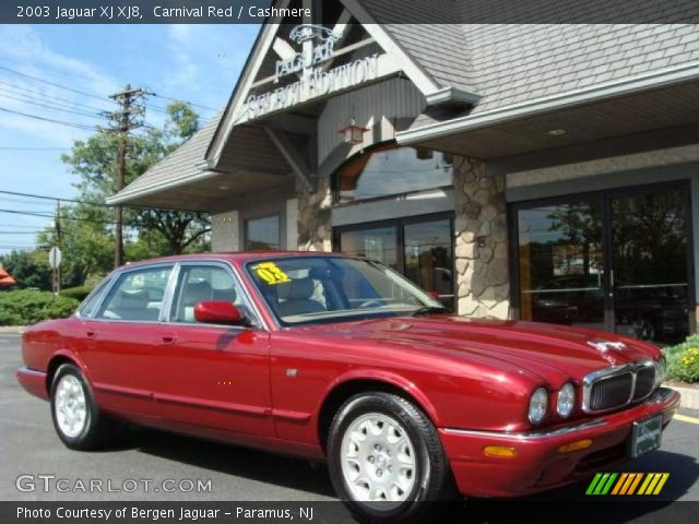 2003 Jaguar XJ XJ8 in Carnival Red