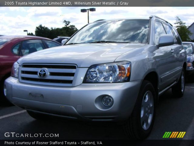 2005 Toyota Highlander Limited 4WD in Millenium Silver Metallic