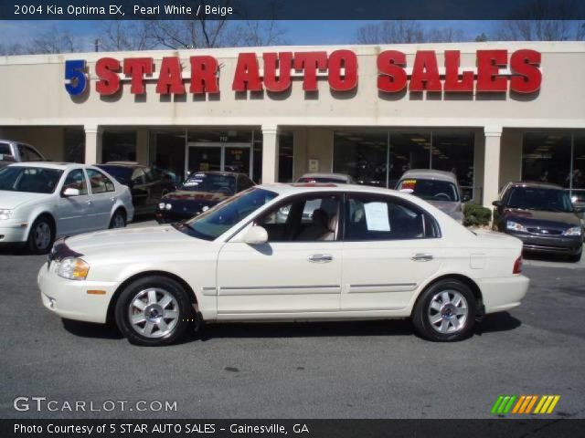 2004 Kia Optima EX in Pearl White
