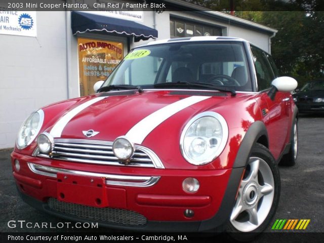 2003 Mini Cooper Hardtop in Chili Red